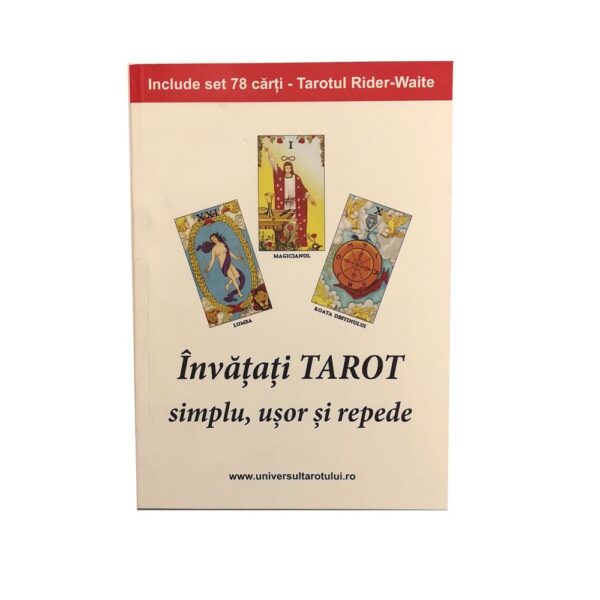 Set de cărți de Tarot - Rider Waite și carte explicativă în limba română - 78 cărți + Tarotul Talismanele Succesului cadou - imagine 4