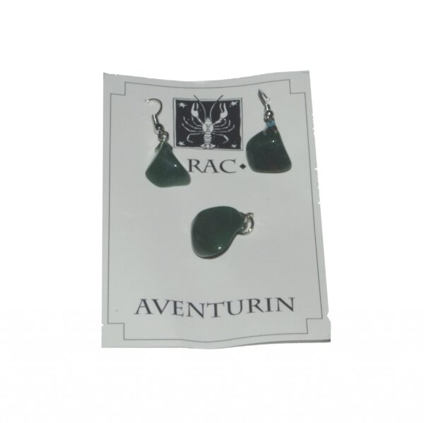 Set din aventurin pentru zodia Rac