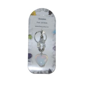 Breloc in forma de inima pentru zodia Scorpion