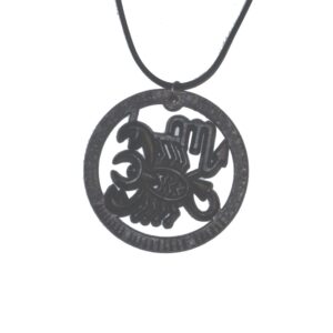 Pandantiv mare rotund pentru zodia Scorpion