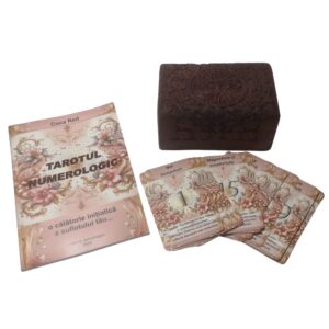 Tarotul Numerologic cu cutie lemn - 35 carti - romana